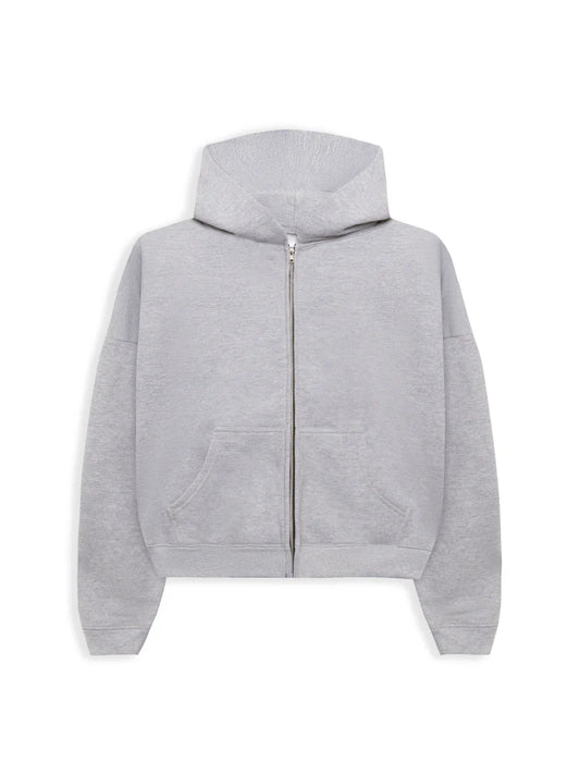 CROP ZIP HOODIE