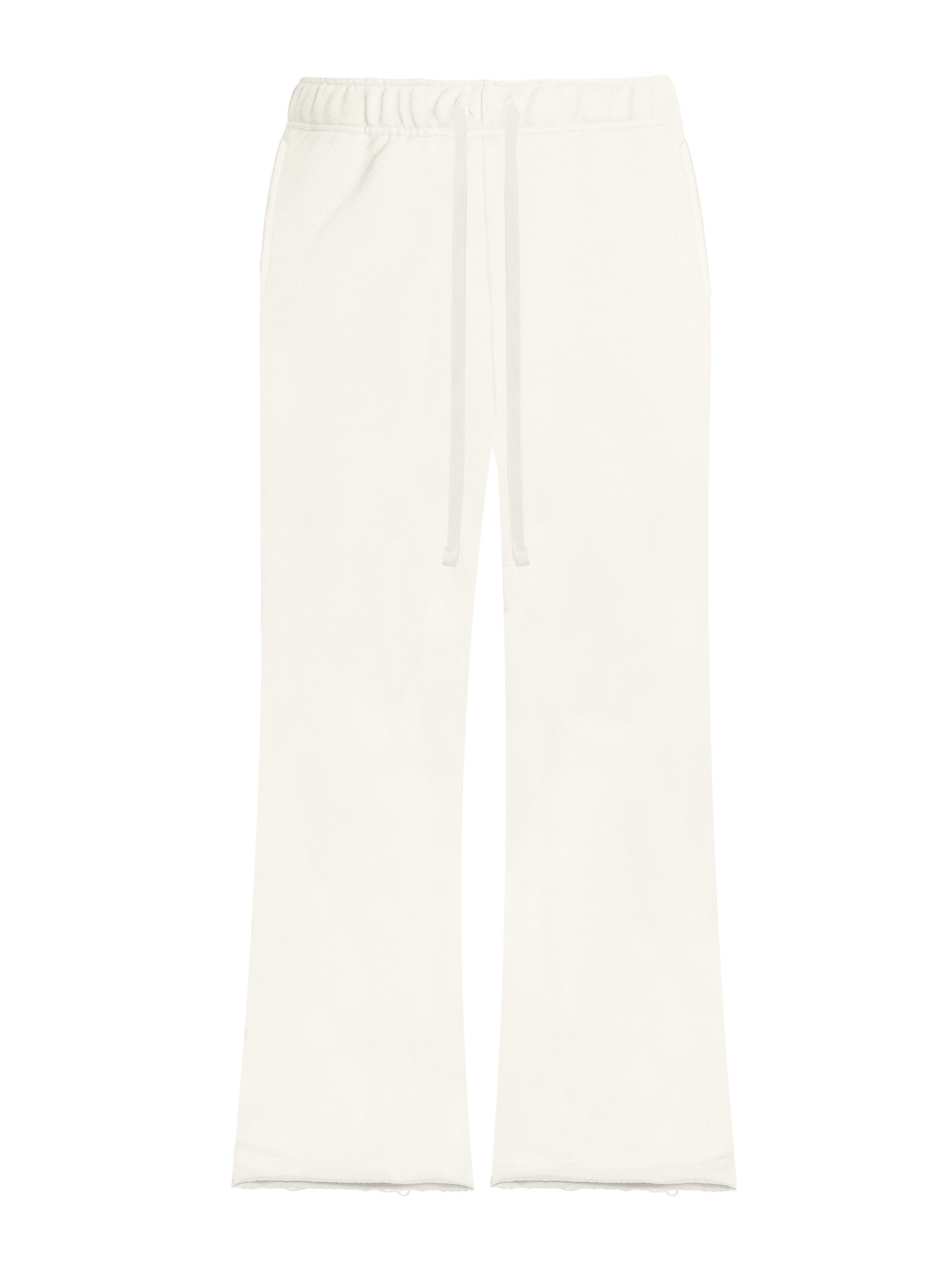 RAW EDGE BONE FLARE PANT