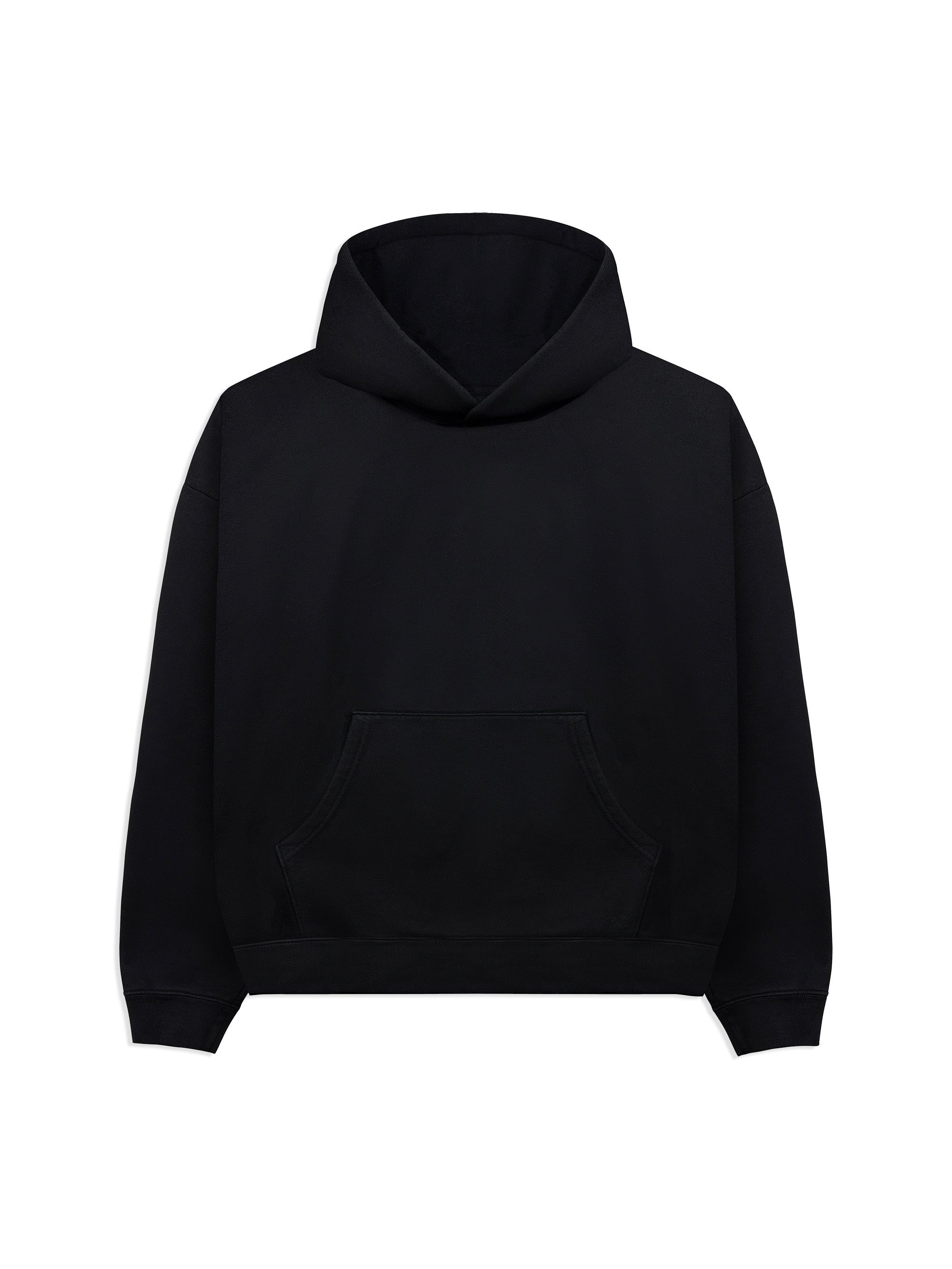 plain black hoodie template