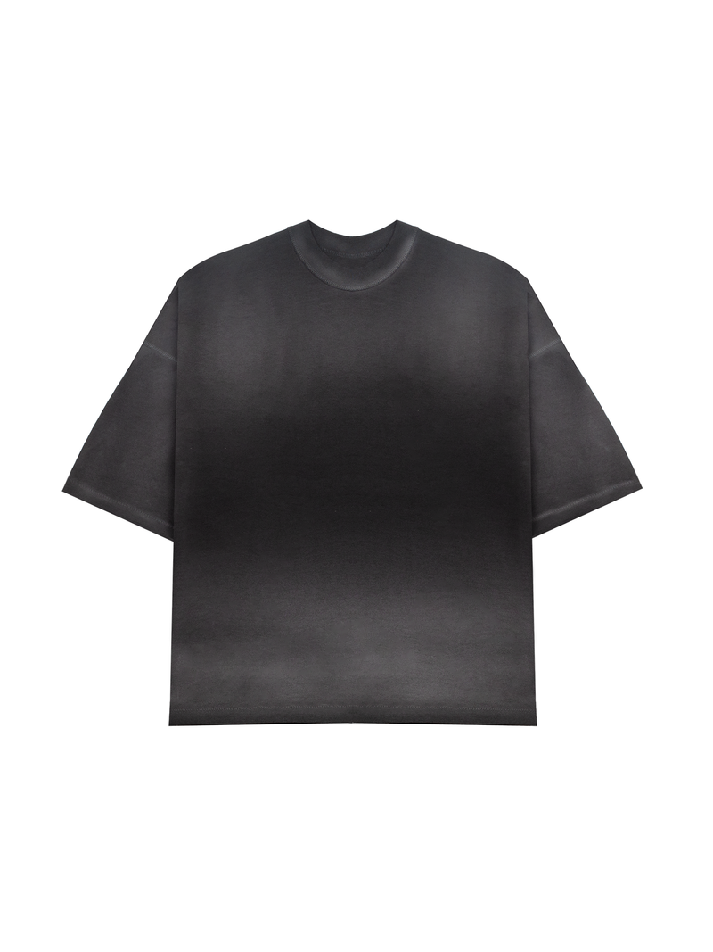 REVERSE FADED BLACK T-SHIRT