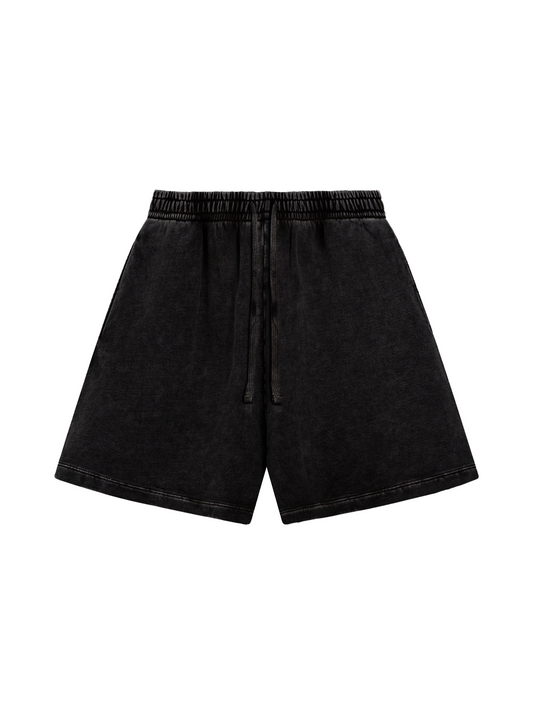 OIL WASH SWEATSHORTS