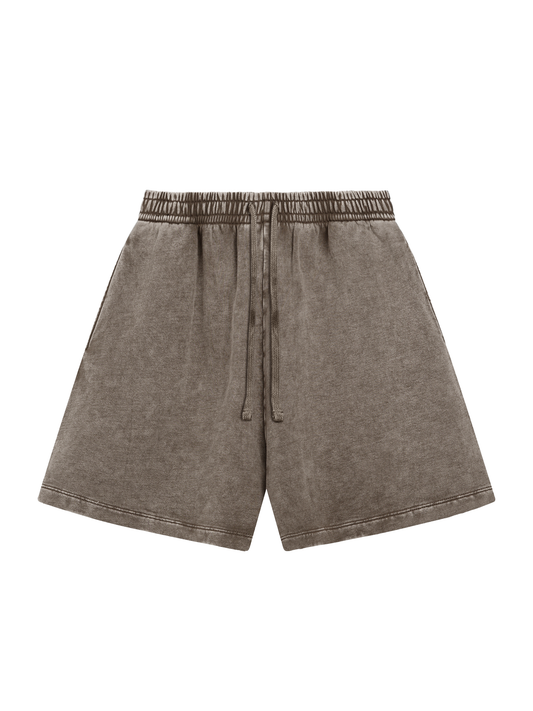 OIL WASH SWEATSHORTS