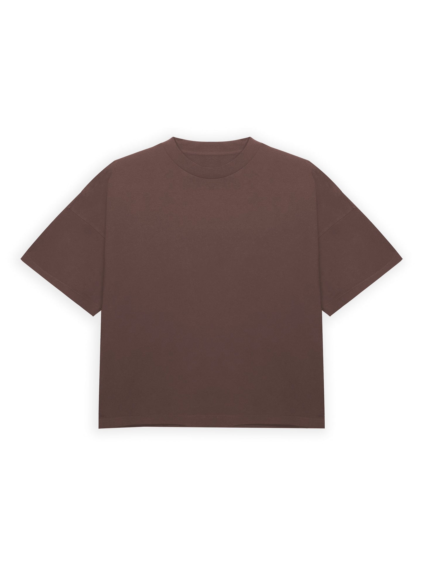 BROWN CROP TEE