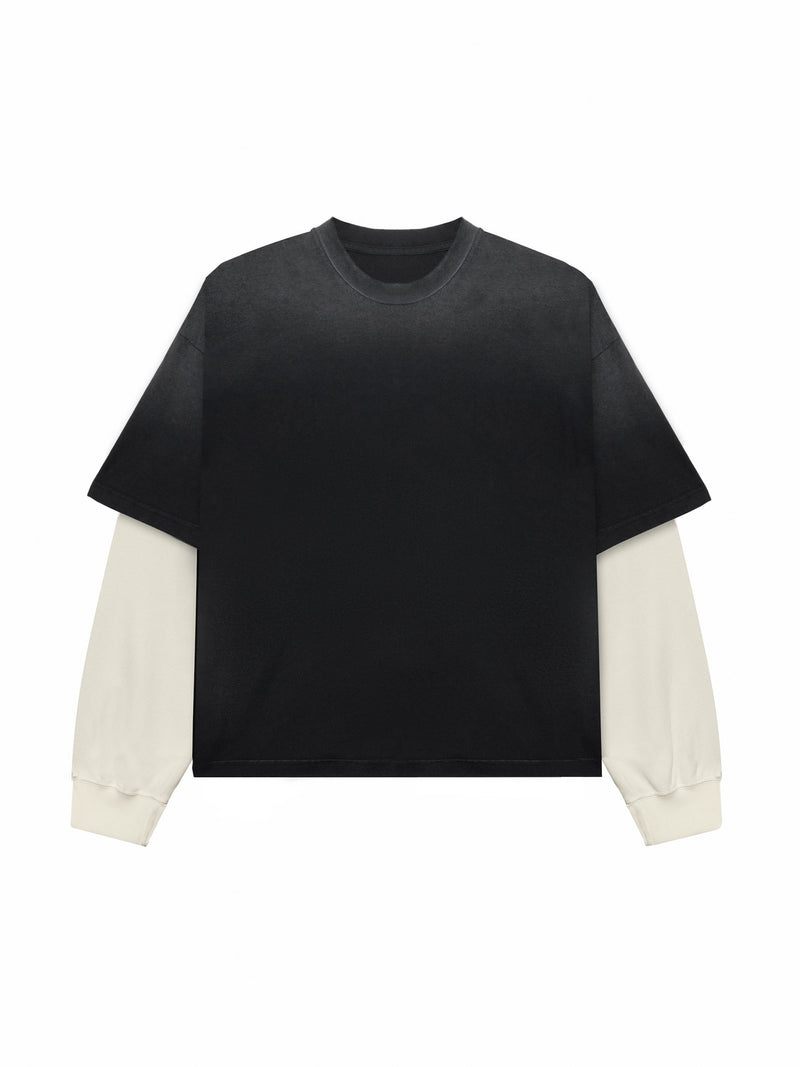 FADED BLACK THERMAL TEE