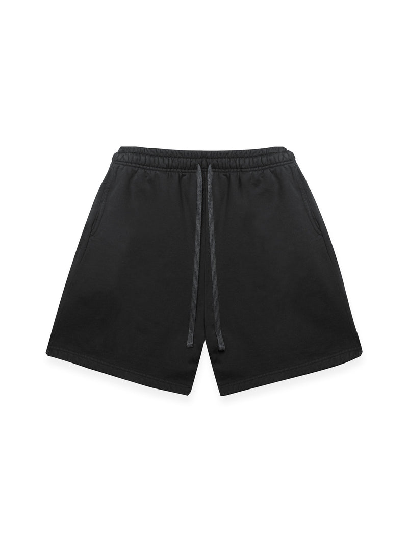 Plain black sweat shorts sale