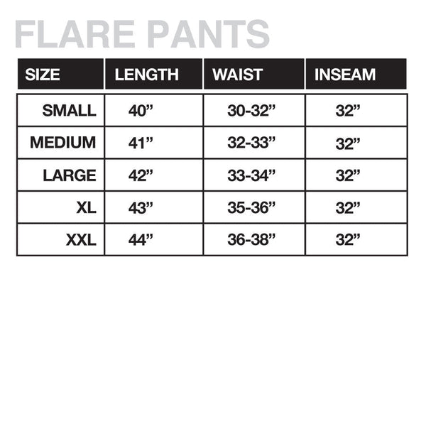 BLACK POTASSIUM FLARE PANT