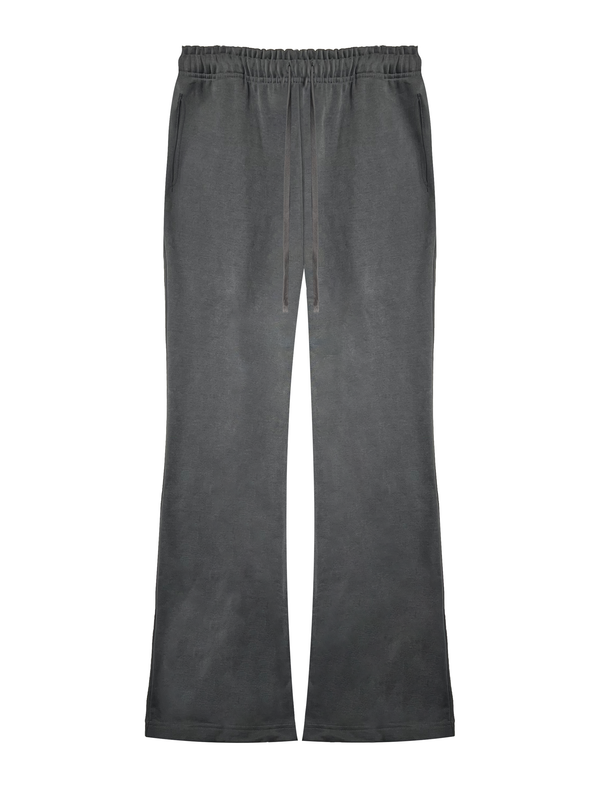 BLACK PIGMENT FLARE PANT